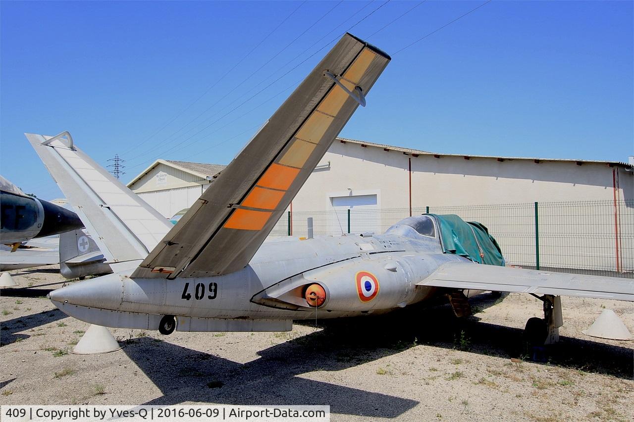 409, Fouga CM-170R Magister C/N 409, Fouga CM-170R Magister, Les Amis de la 5ème Escadre Museum, Orange