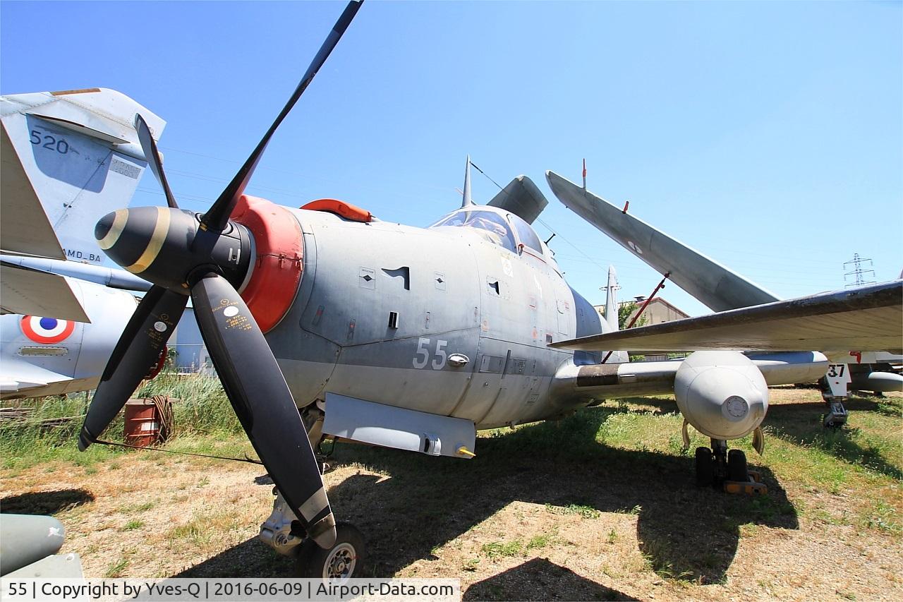 55, Breguet Br.1050 Alize C/N 55, Breguet Br.1050 Alize, Les Amis de la 5ème Escadre Museum, Orange