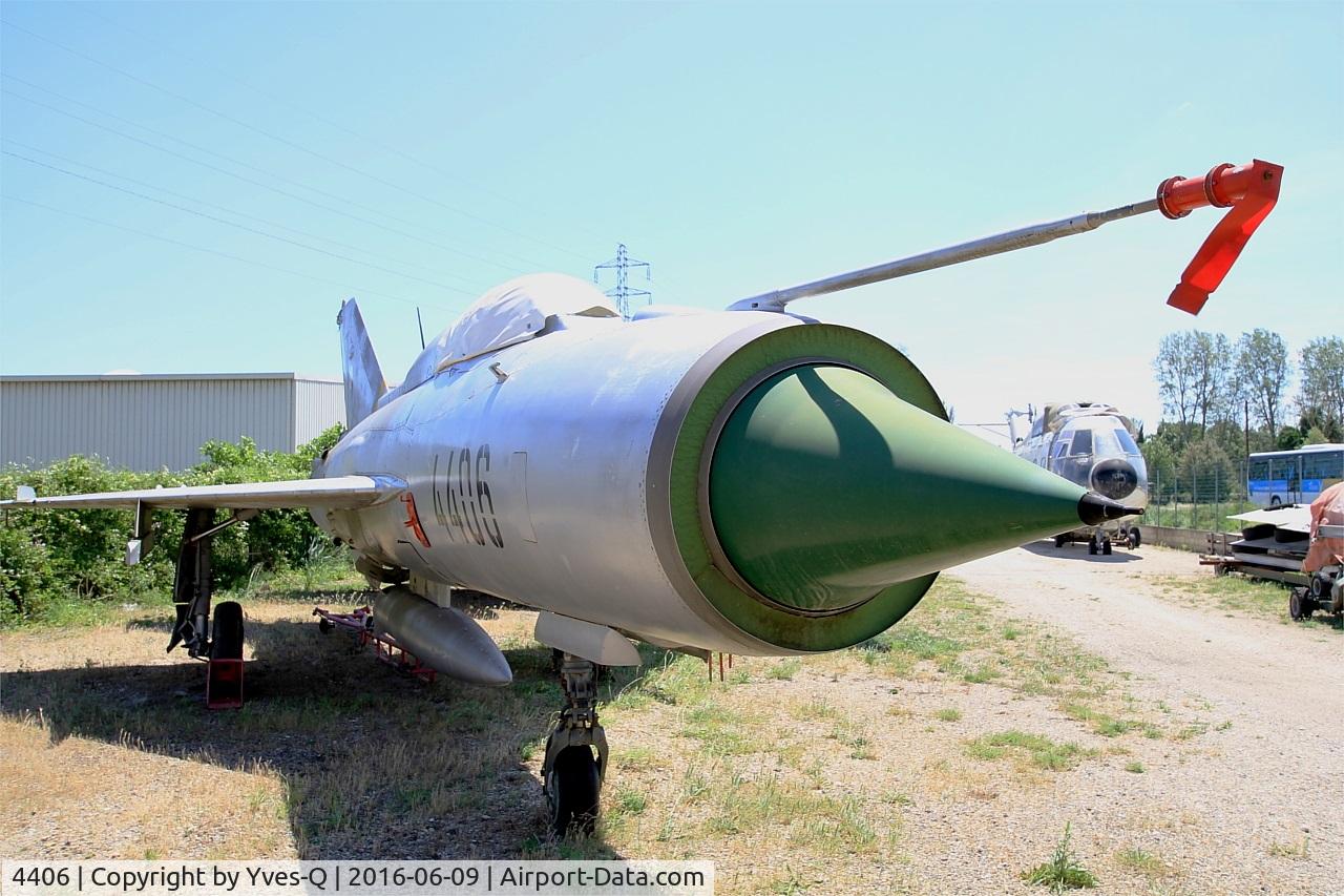 4406, 1966 Mikoyan-Gurevich MiG-21PFM C/N 94A4406, Mikoyan-Gurevich MiG-21PFM, Les Amis de la 5ème Escadre Museum, Orange