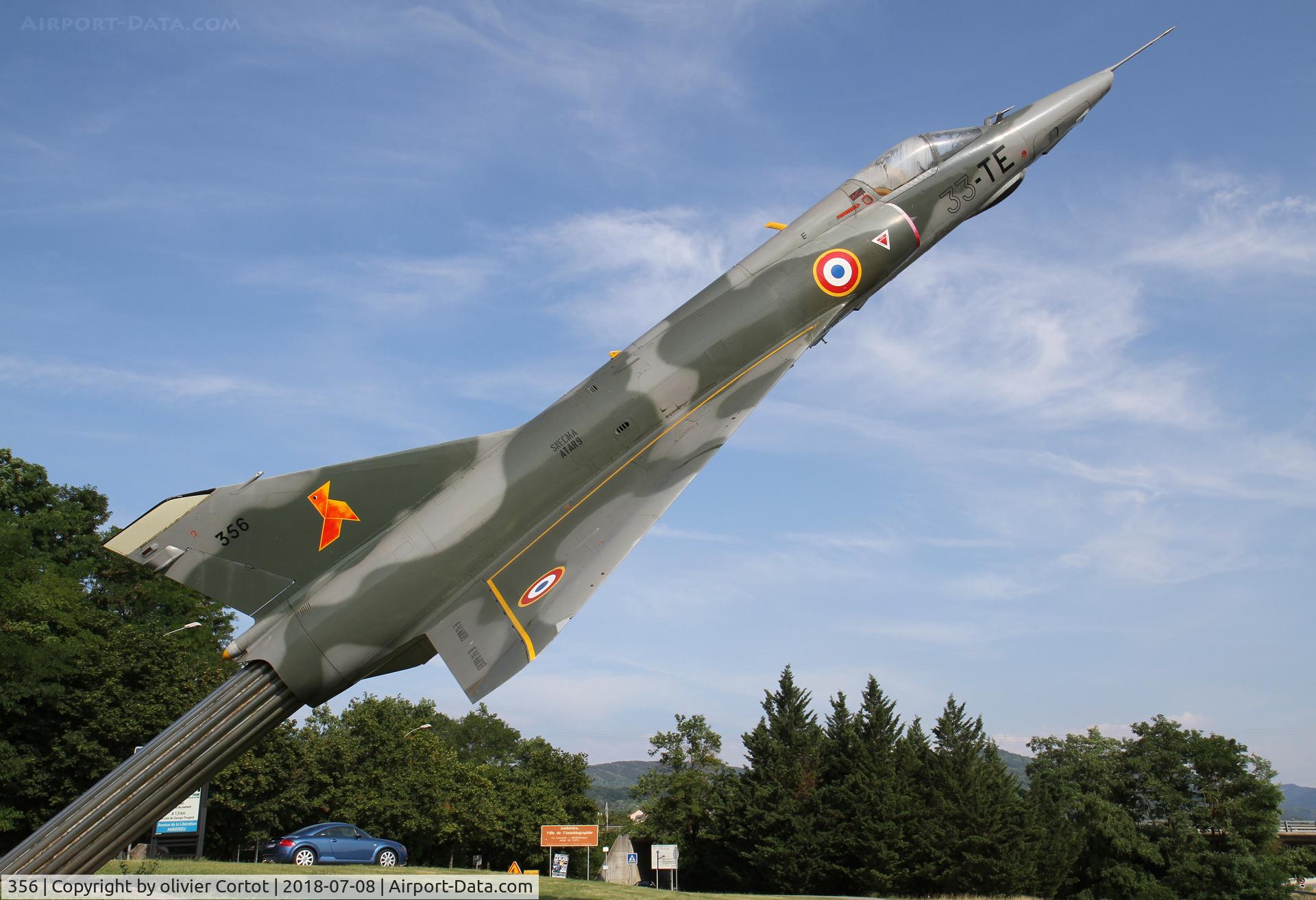 356, Dassault Mirage IIIRD C/N 356, Amberieu en Bugey