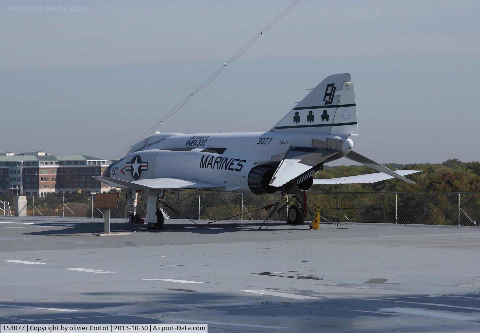 153077, McDonnell F-4J Phantom II C/N 1579, Navy markings on one side and Marines on the other side