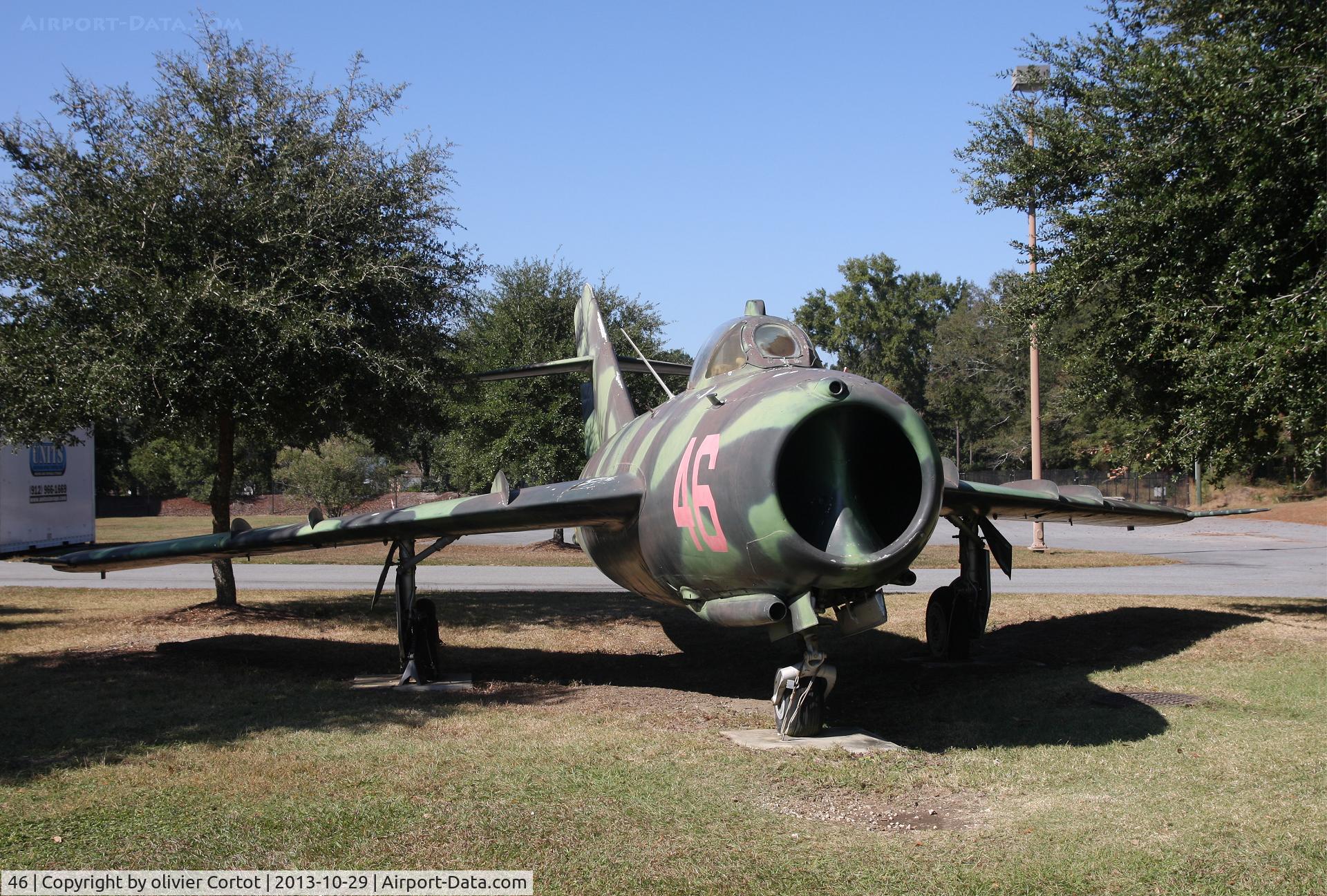 46, Mikoyan-Gurevich MiG-17A C/N 1589, Mighty 8 AF museum