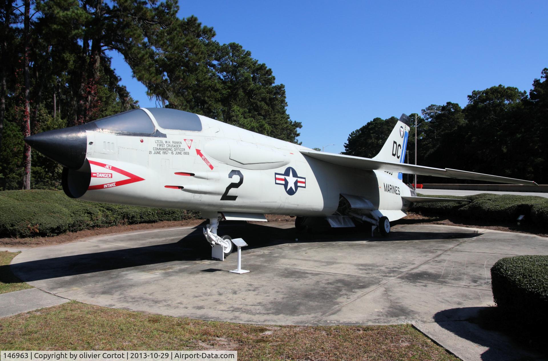146963, Vought F-8K Crusader C/N 688, MCAS Beaufort