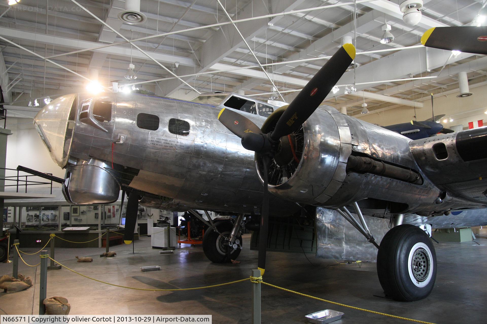 N66571, 1944 Boeing B-17G Flying Fortress C/N 32455, in a very small museum