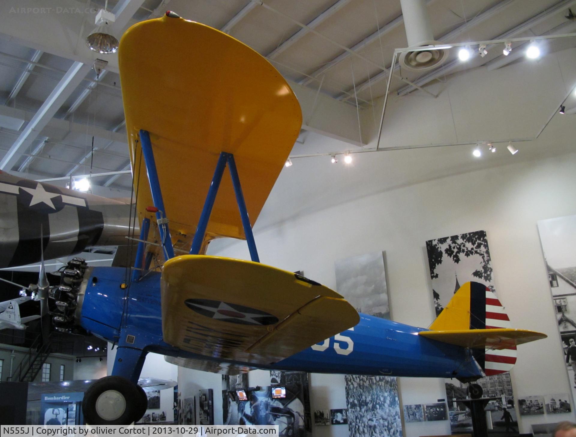 N555J, 1942 Boeing B75N1 C/N 75-7811, Mighty 8 AF museum