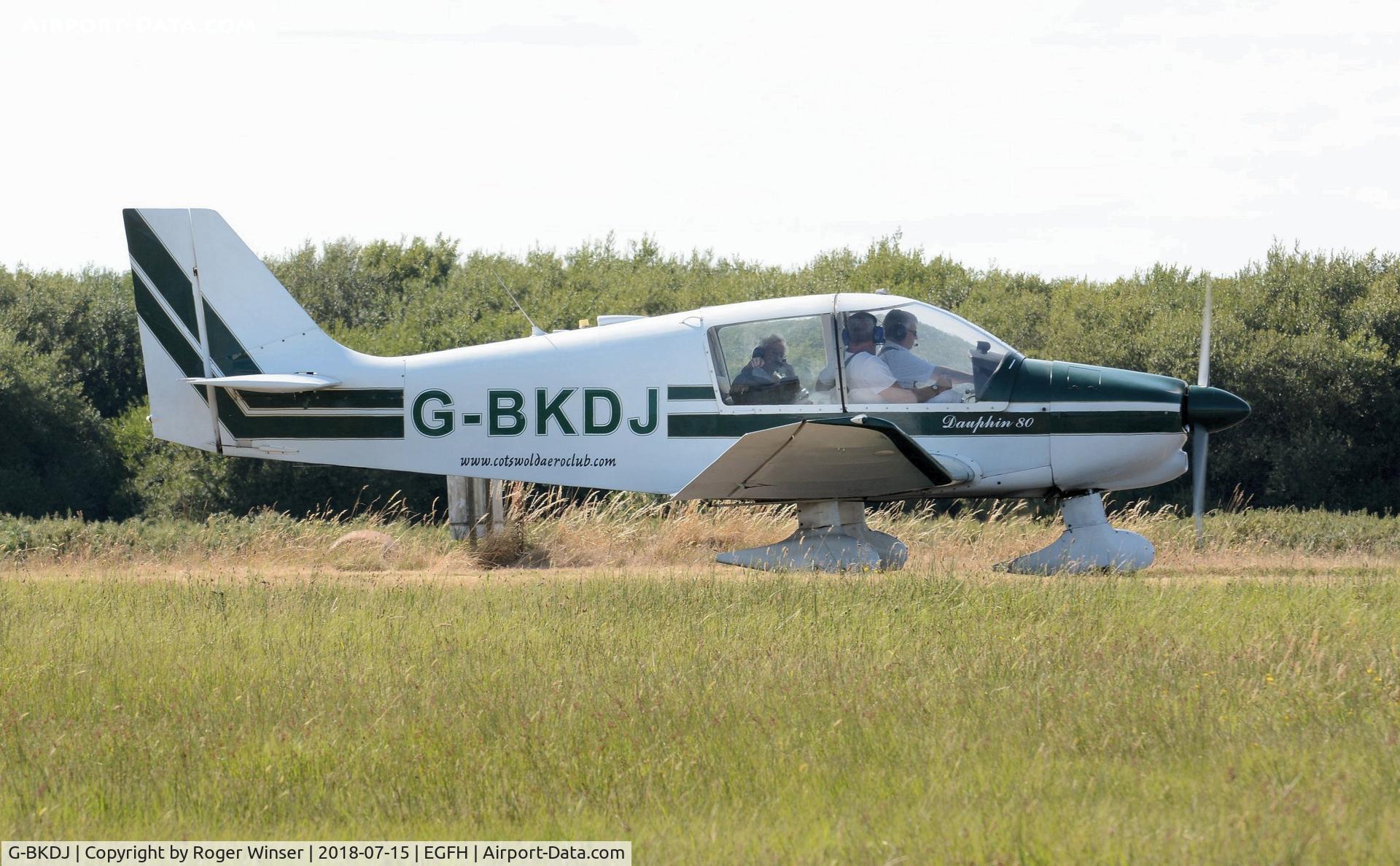 G-BKDJ, 1982 Robin DR-400-120 Dauphin 80 C/N 1584, Visiting Dauphin 80.