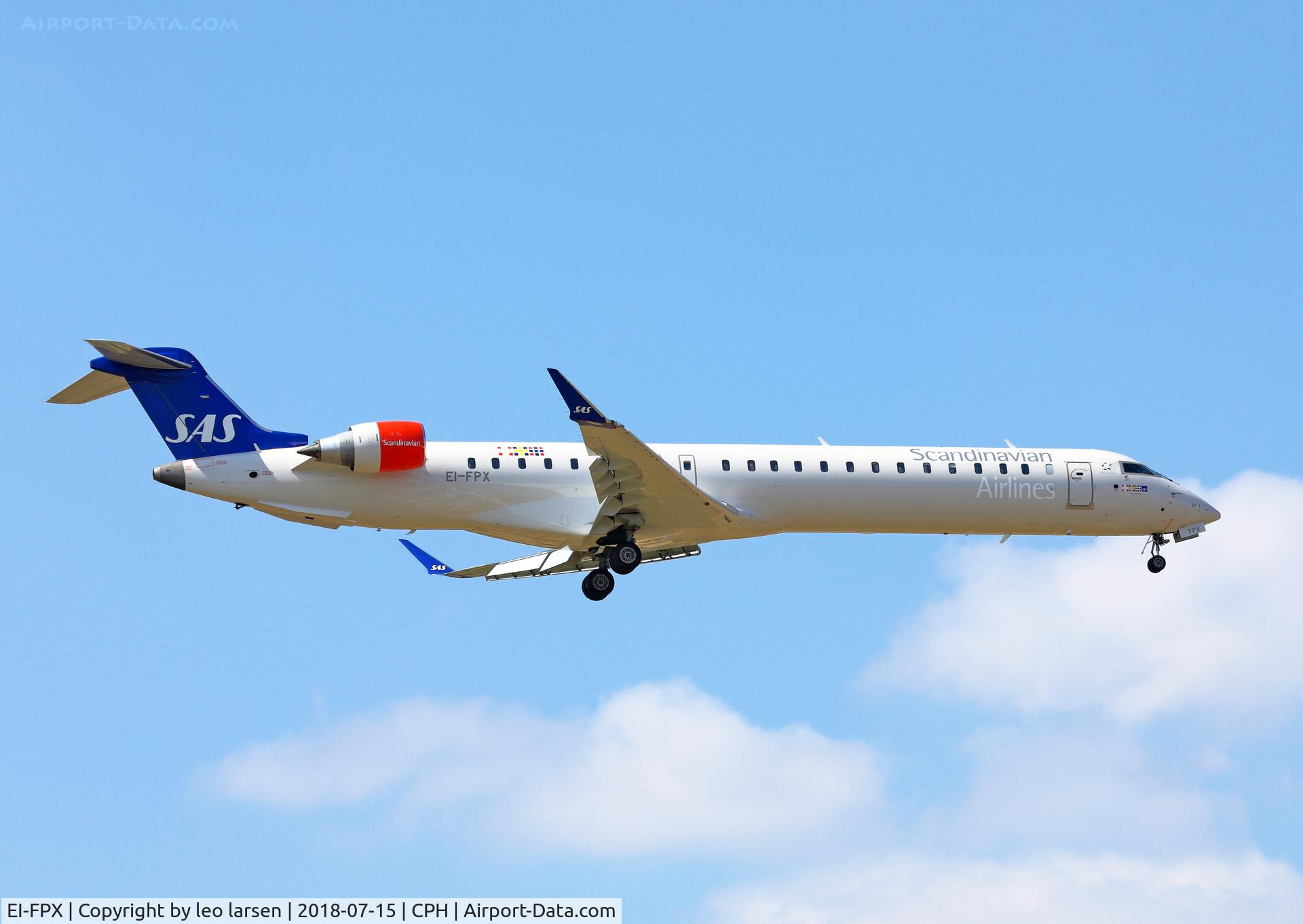 EI-FPX, 2017 Bombardier CRJ-900LR (CL-600-2D24) C/N 15444, Copenhagen 15.7.2018 L/D R-04L