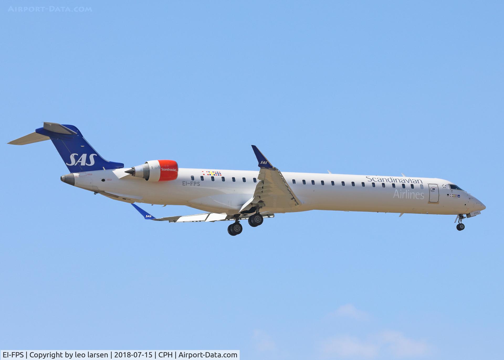 EI-FPS, 2017 Bombardier CRJ 900LR (CL-600-2D24) C/N 15437, Copenhagen 15.7.2018 L/D R-04L