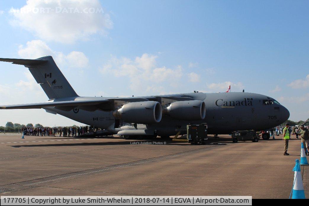 177705, 2014 Boeing CC-177 Globemaster III C/N F-273/CA-5, At RIAT 2018