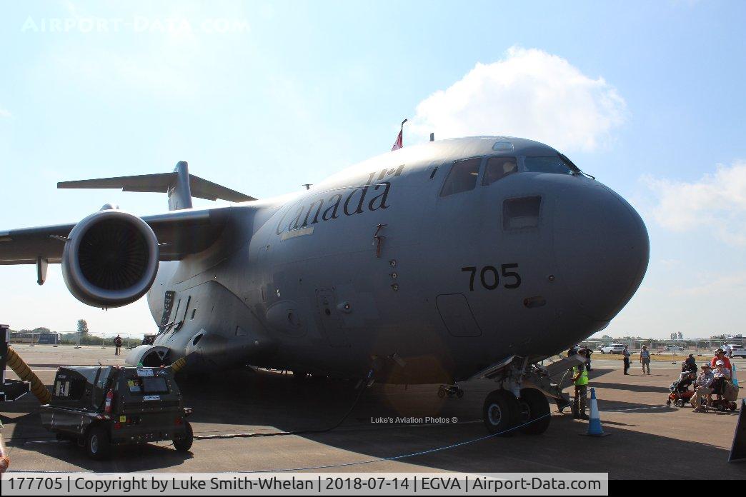 177705, 2014 Boeing CC-177 Globemaster III C/N F-273/CA-5, At RIAT 2018