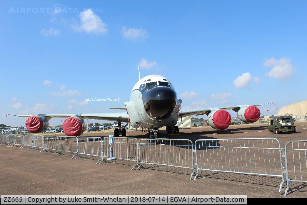 ZZ665, 1964 Boeing RC-135W Rivet Joint C/N RJ19/18778, At RIAT 2018