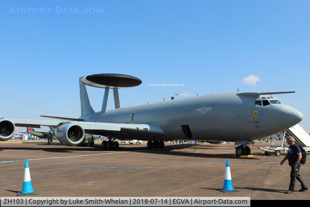 ZH103, 1990 Boeing E-3D Sentry AEW.1 Sentry C/N 24111, At RIAT 2018