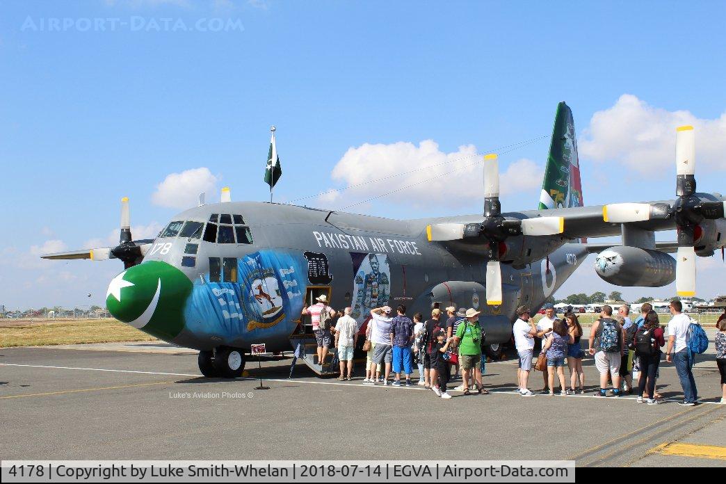 4178, Lockheed C-130E Hercules C/N 382-4178, At RIAT 2018
