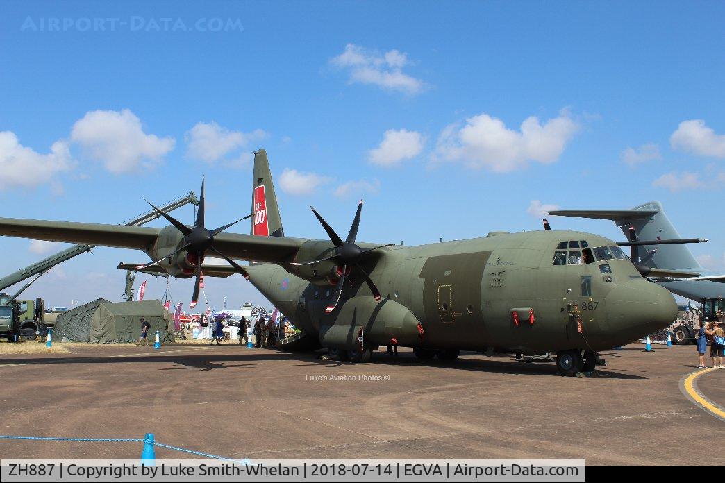ZH887, 1999 Lockheed Martin C-130J Hercules C.5 C/N 382-5485, At RIAT 2018