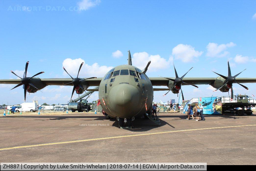 ZH887, 1999 Lockheed Martin C-130J Hercules C.5 C/N 382-5485, At RIAT 2018