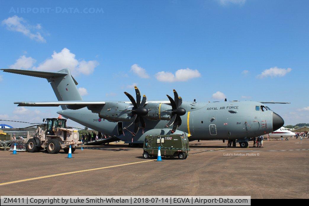 ZM411, 2016 Airbus A400M-180 Atlas C.1 C/N 039, At RIAT 2018