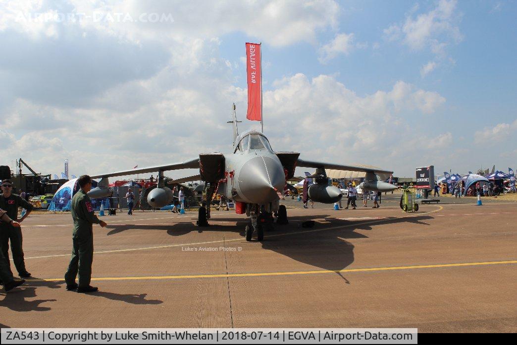 ZA543, 1981 Panavia Tornado GR.4 C/N 052/BS013/3027, At RIAT 2018