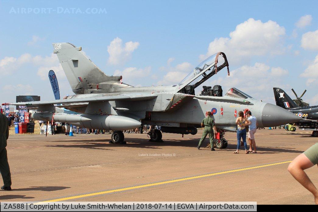ZA588, 1981 Panavia Tornado GR.4 C/N 098/BS031/3052, At RIAT 2018