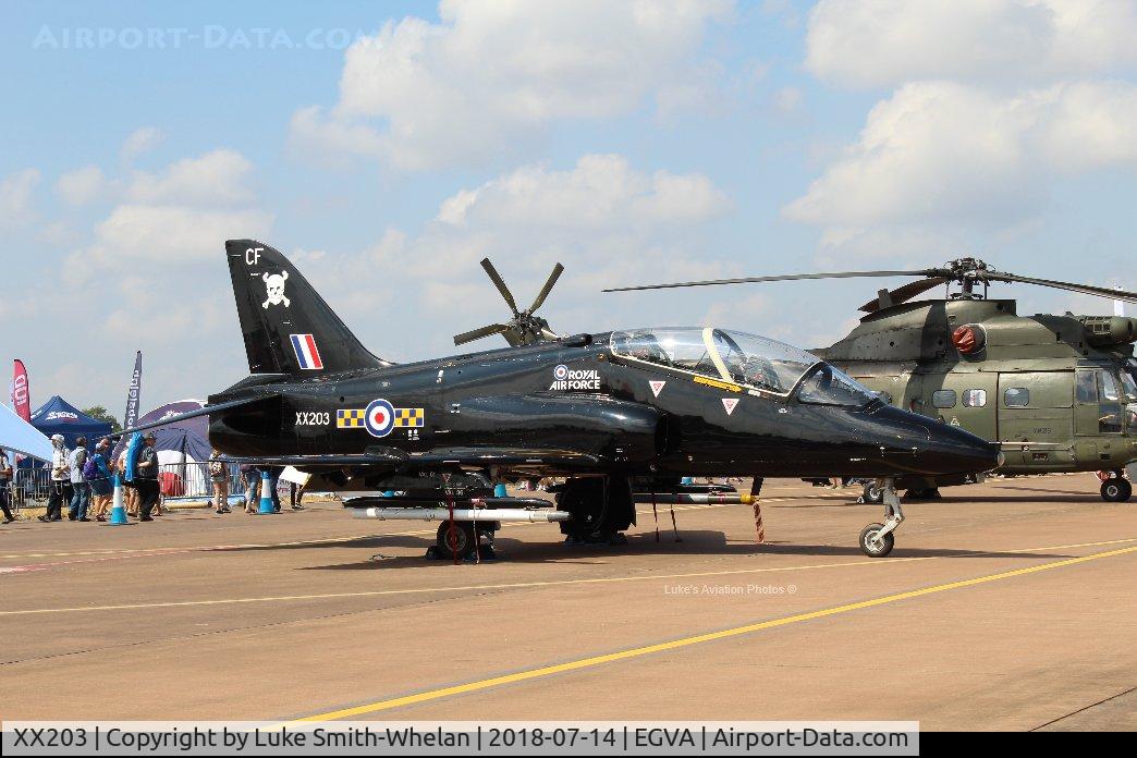 XX203, 1978 Hawker Siddeley Hawk T.1A C/N 050/312050, At RIAT 2018