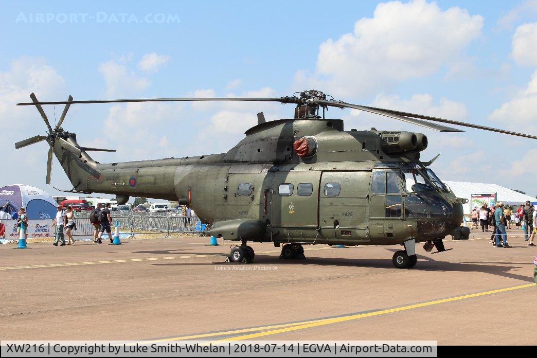 XW216, 1971 Westland Puma HC.2 C/N 1129, At RIAT 2018