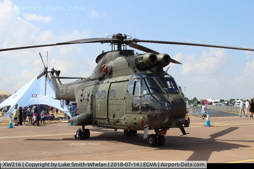 XW216, 1971 Westland Puma HC.2 C/N 1129, At RIAT 2018