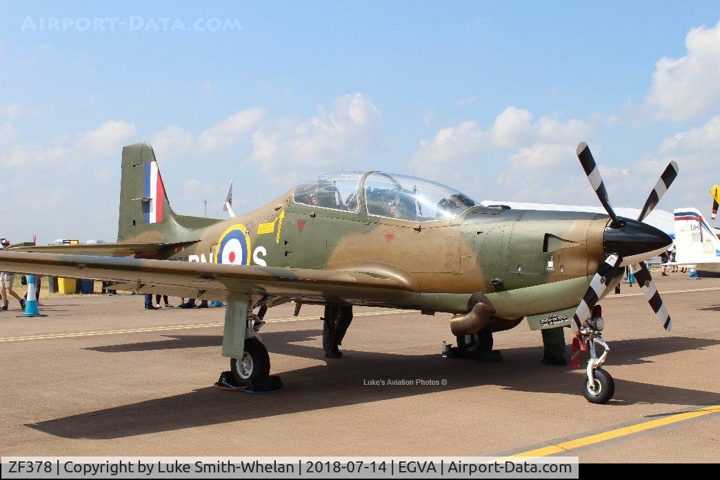 ZF378, 1992 Short S-312 Tucano T1 C/N S121/T92, At RIAT 2018