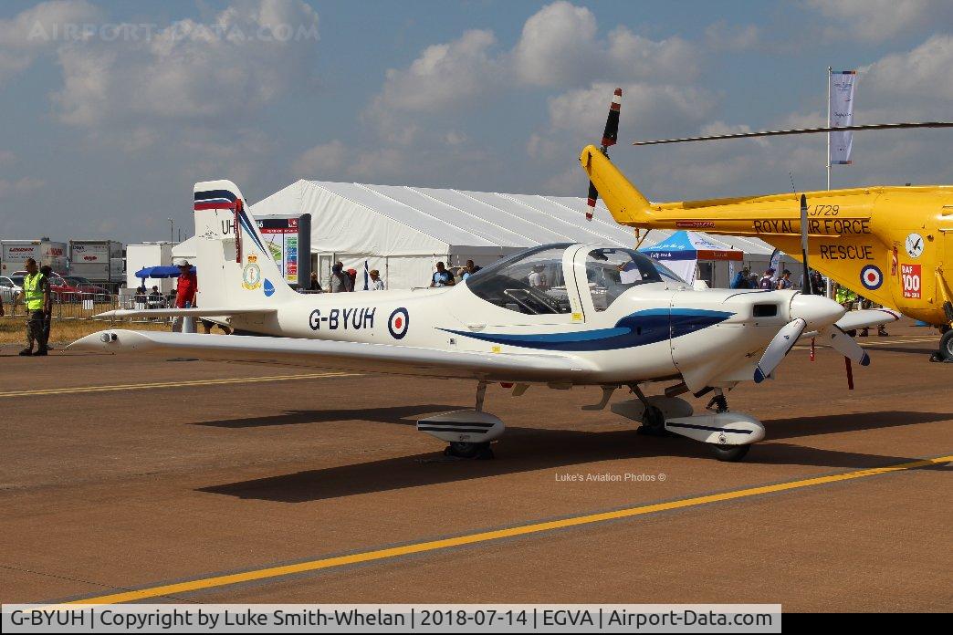 G-BYUH, 1999 Grob G-115E Tutor T1 C/N 82093/E, At RIAT 2018