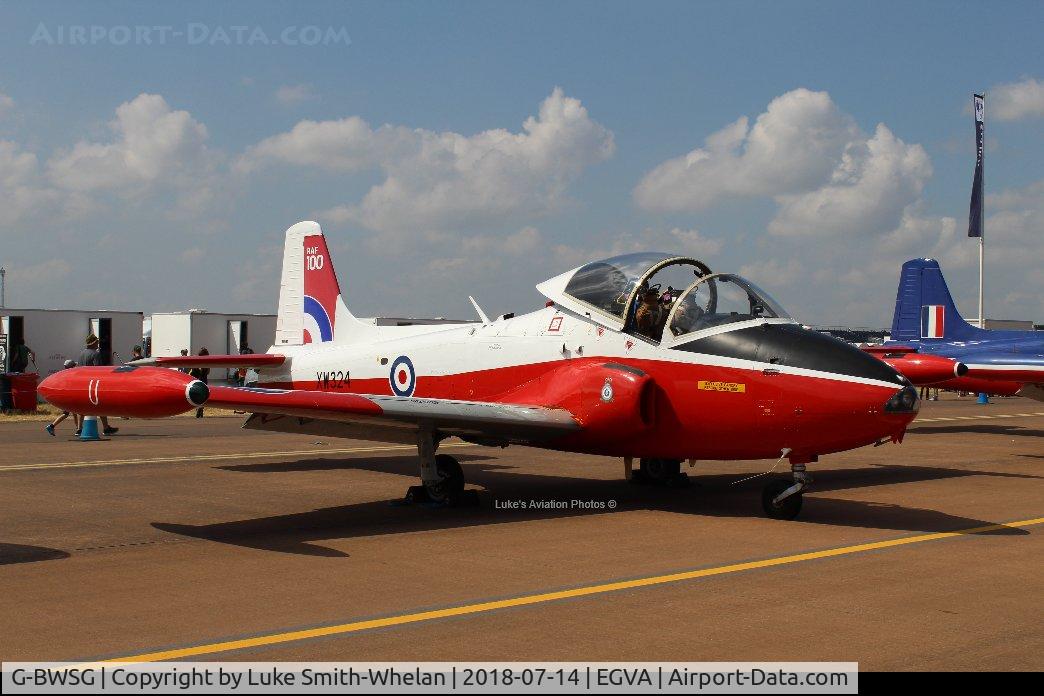 G-BWSG, 1970 BAC 84 Jet Provost T.5 C/N EEP/JP/988, At RIAT 2018