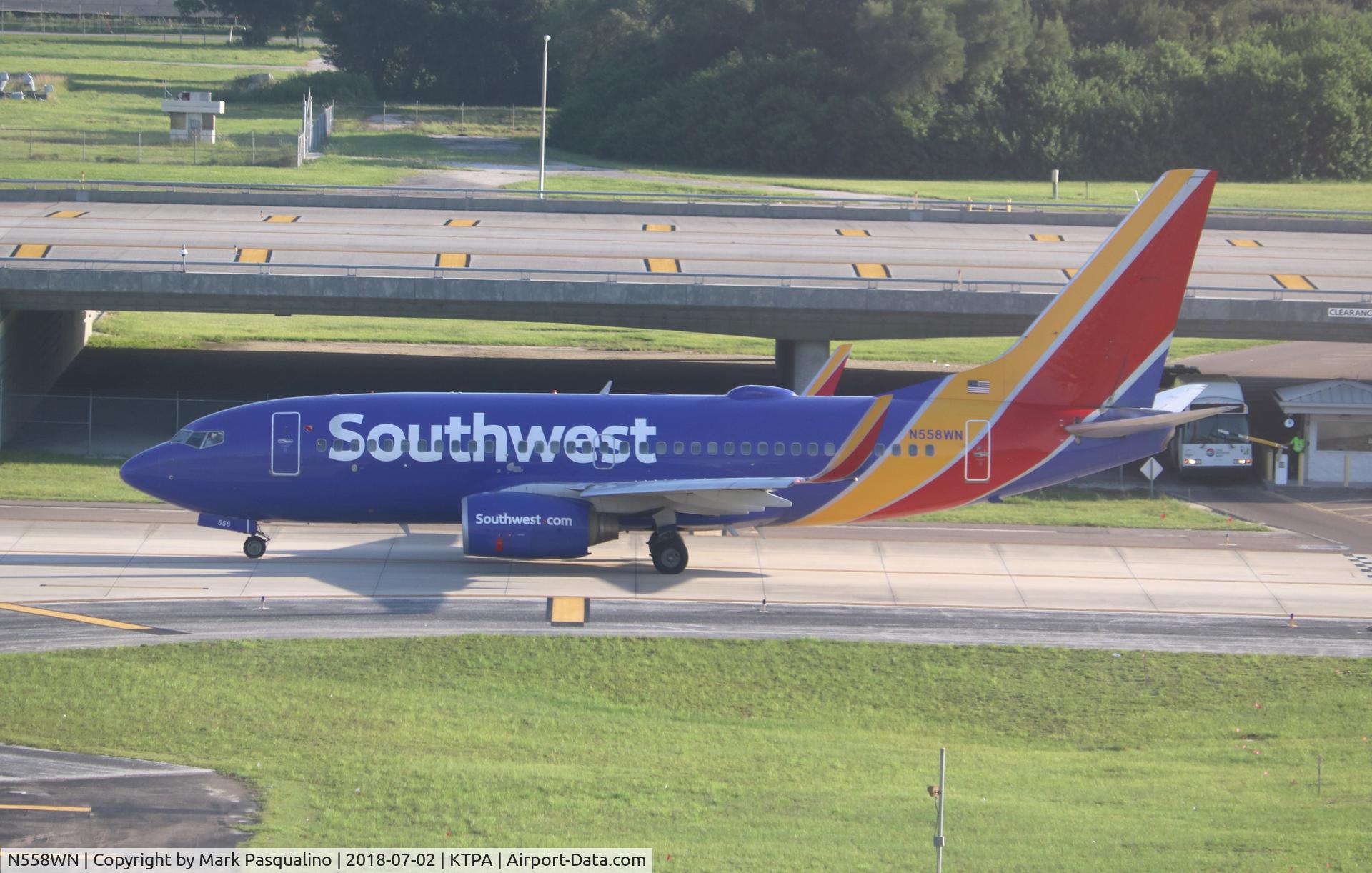 N558WN, 2002 Boeing 737-73V C/N 30248, Boeing 737-73V