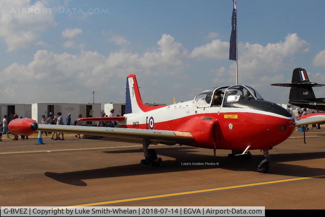 G-BVEZ, 1960 Hunting P-84 Jet Provost T.3A C/N PAC/W/9287, At RIAT 2018