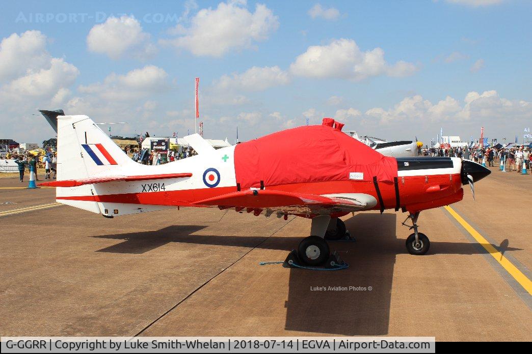 G-GGRR, 1974 Scottish Aviation Bulldog T.1 C/N BH120/272, At RIAT 2018