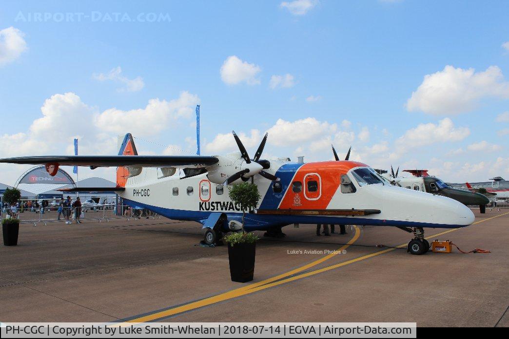 PH-CGC, 1990 Dornier 228-212 C/N 8183, At RIAT 2018