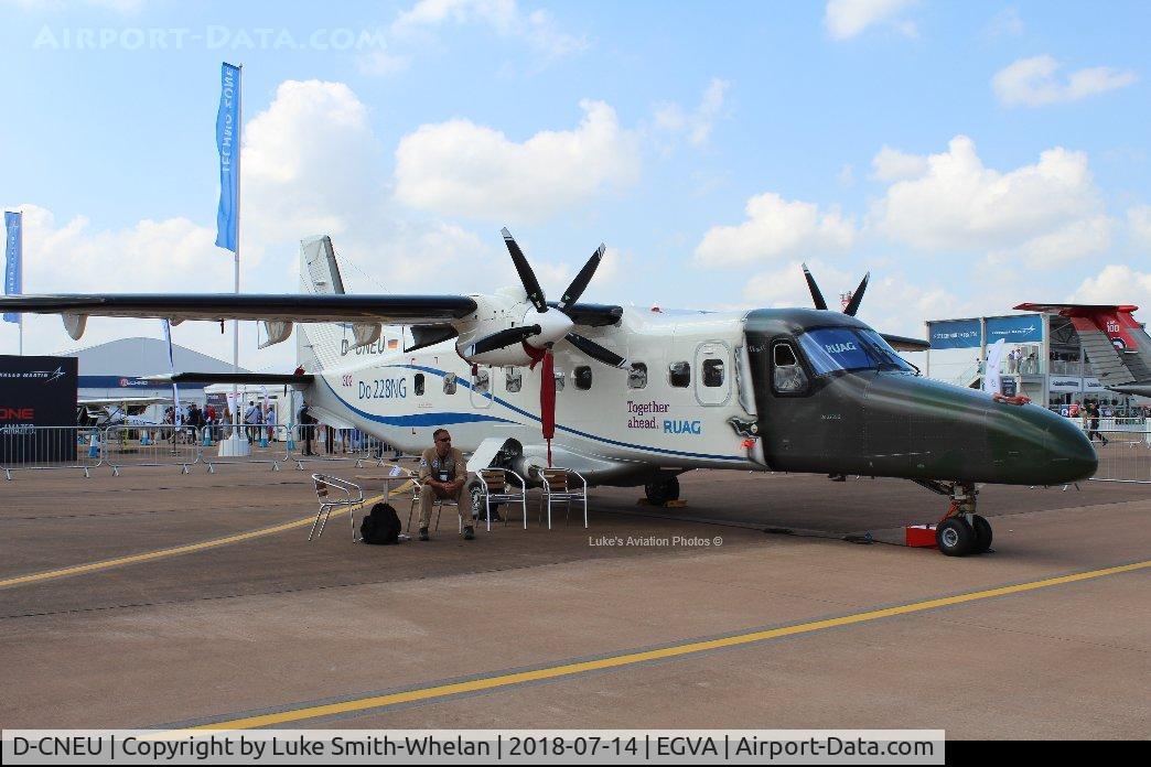 D-CNEU, 1992 Dornier 228-212 C/N 8206, At RIAT 2018