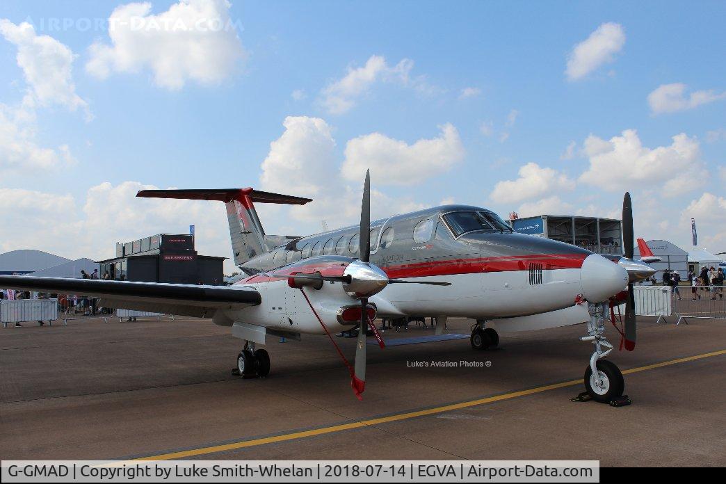 G-GMAD, 2013 Hawker Beechcraft 350C King Air C/N FM-54, At RIAT 2018