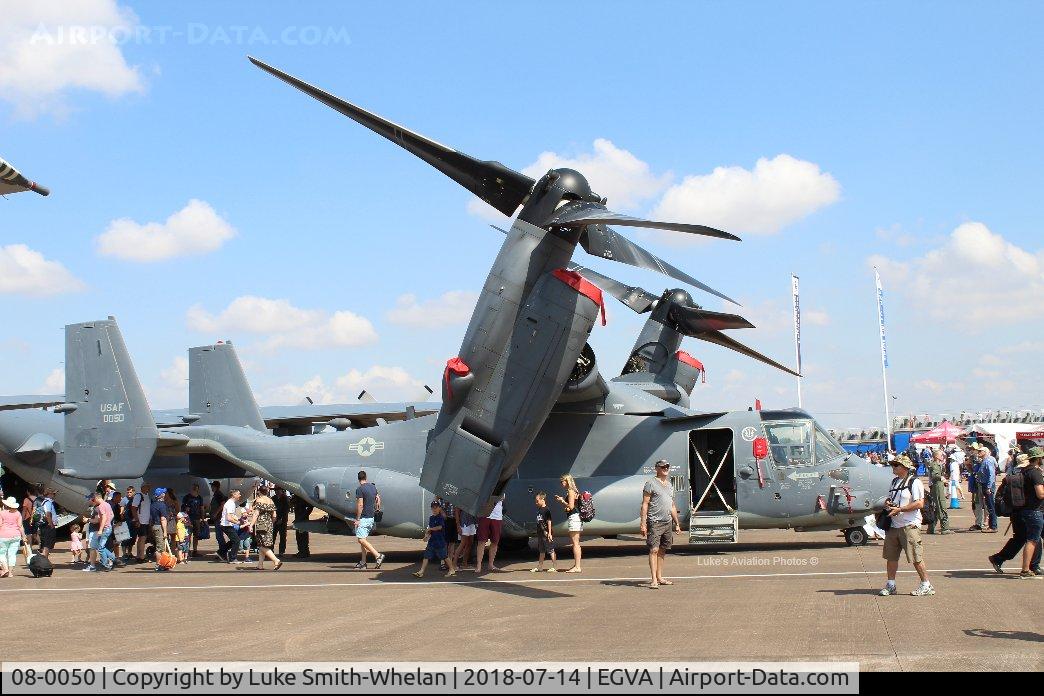 08-0050, 2008 Bell-Boeing CV-22B Osprey C/N D1038, At RIAT 2018