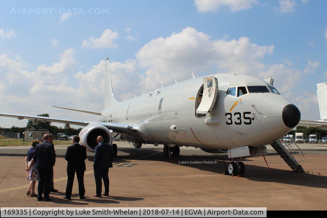 169335, 2017 Boeing P-8A Poseidon C/N 63183, At RIAT 2018
