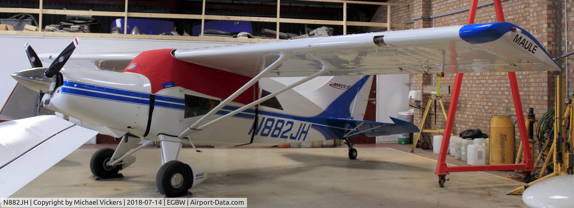 N882JH, 1999 Maule M-7-235B Super Rocket C/N 23056C, In hanger having some TLC