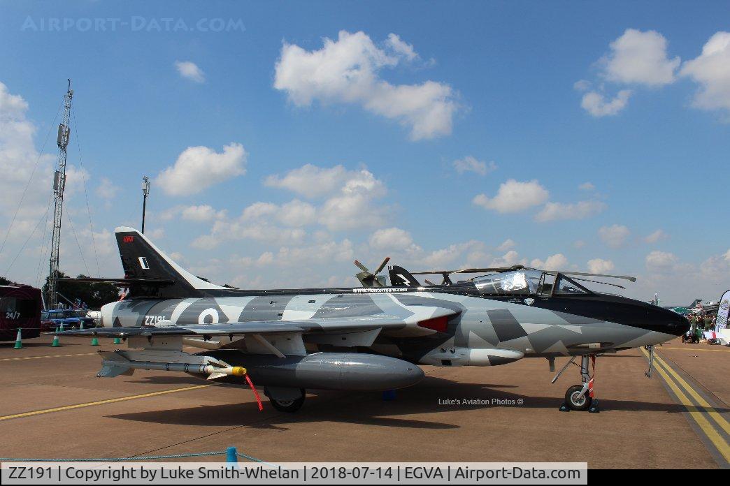 ZZ191, 1959 Hawker Hunter F.58 C/N 41H-697425, At RIAT 2018