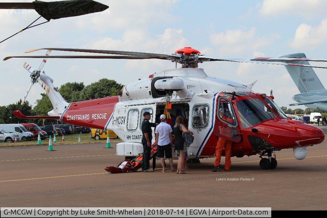G-MCGW, 2018 Leonardo AW189 C/N 92009, From RIAT 2018