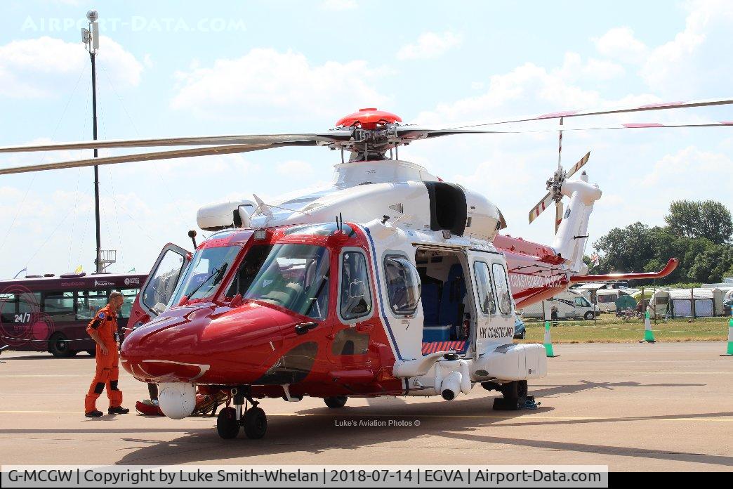 G-MCGW, 2018 Leonardo AW189 C/N 92009, From RIAT 2018