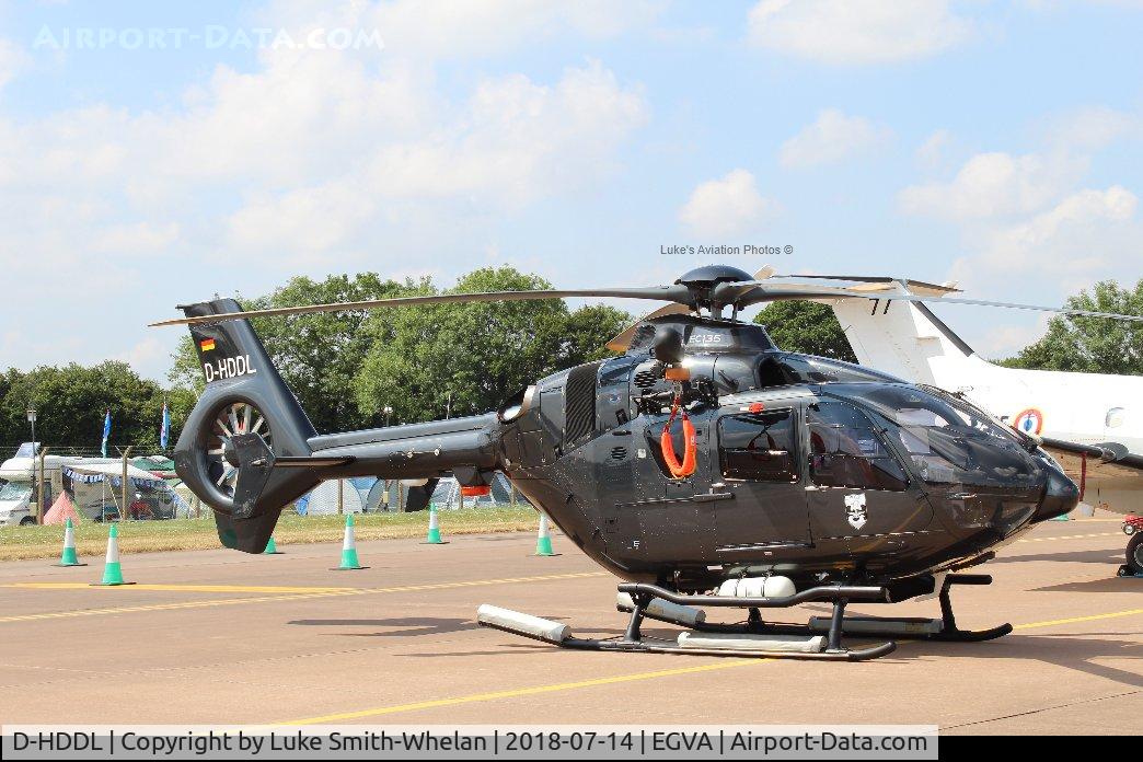 D-HDDL, 2015 Eurocopter EC-135P2+ C/N 1200, From RIAT 2018