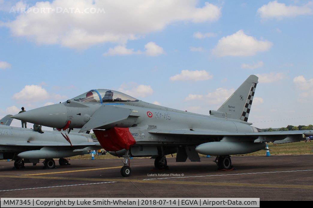 MM7345, Eurofighter F-2000A Typhoon C/N IS071, From RIAT 2018
