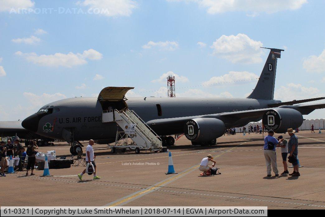 61-0321, 1961 Boeing KC-135R Stratotanker C/N 18228, From RIAT 2018