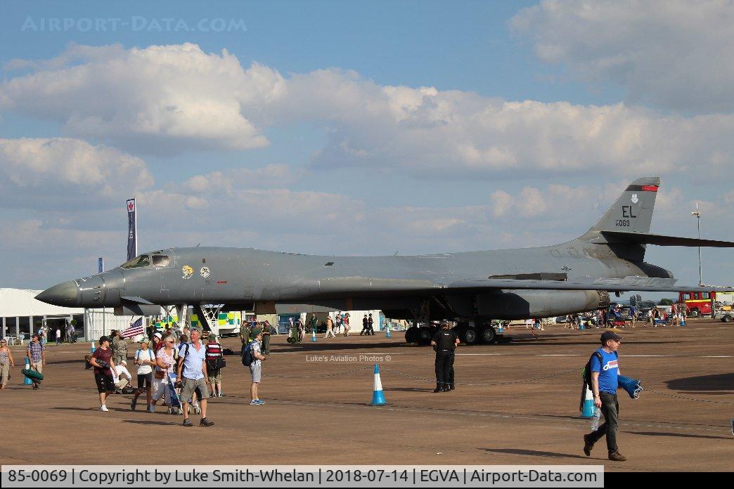 85-0069, 1985 Rockwell B-1B Lancer C/N 29, From RIAT 2018
