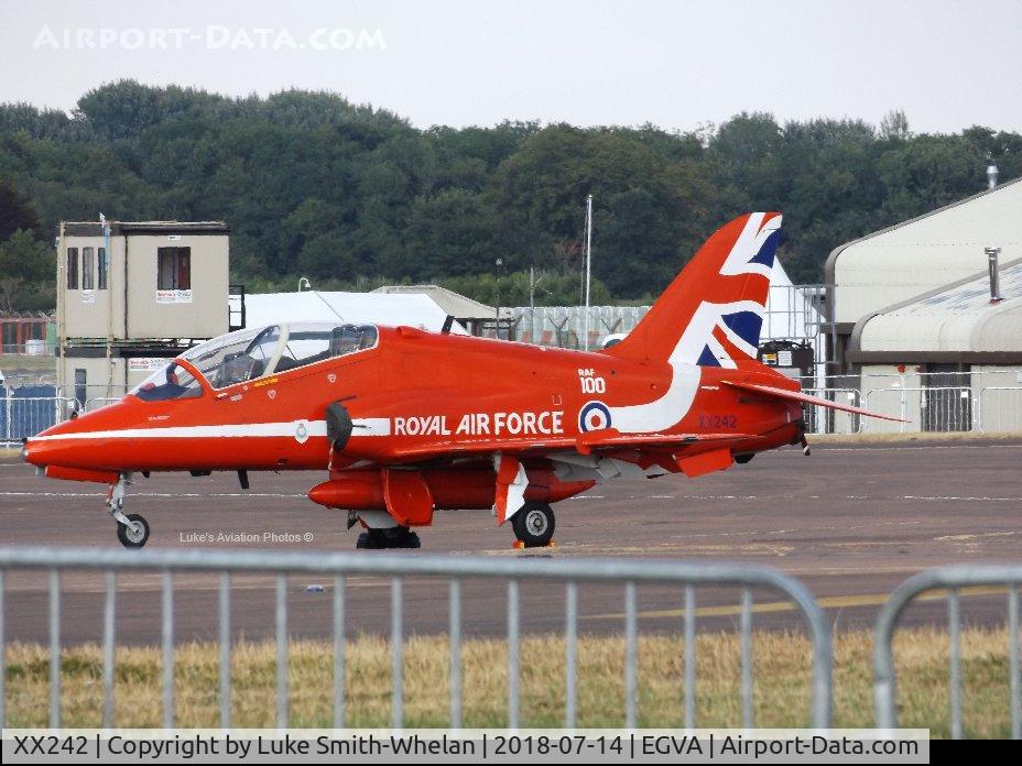 XX242, 1978 Hawker Siddeley Hawk T.1 C/N 078/312078, From RIAT 2018