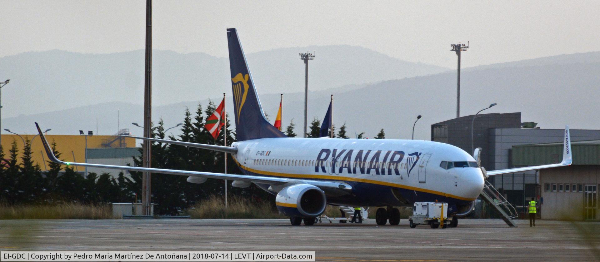 EI-GDC, 2017 Boeing 737-800 C/N 44800, Foronda - Vitoria-Gasteiz - Euskadi - España