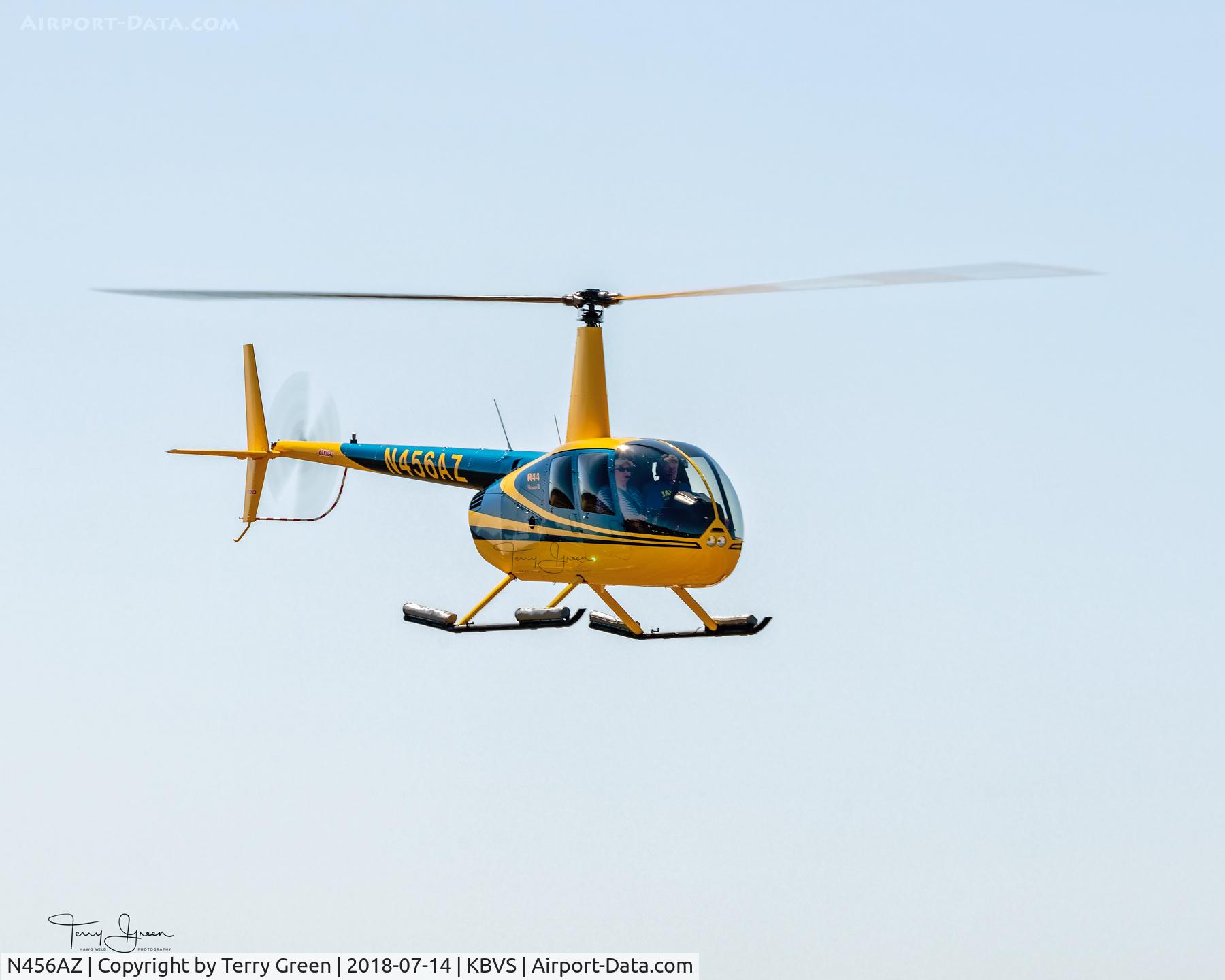 N456AZ, 2015 Robinson R44 II C/N 13794, KBVS