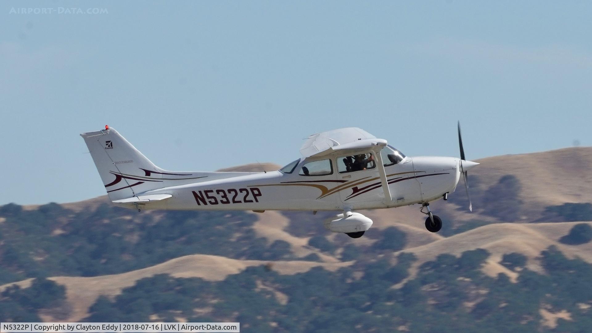 N5322P, 2003 Cessna 172S C/N 172S9312, Livermore Airport California 2018.