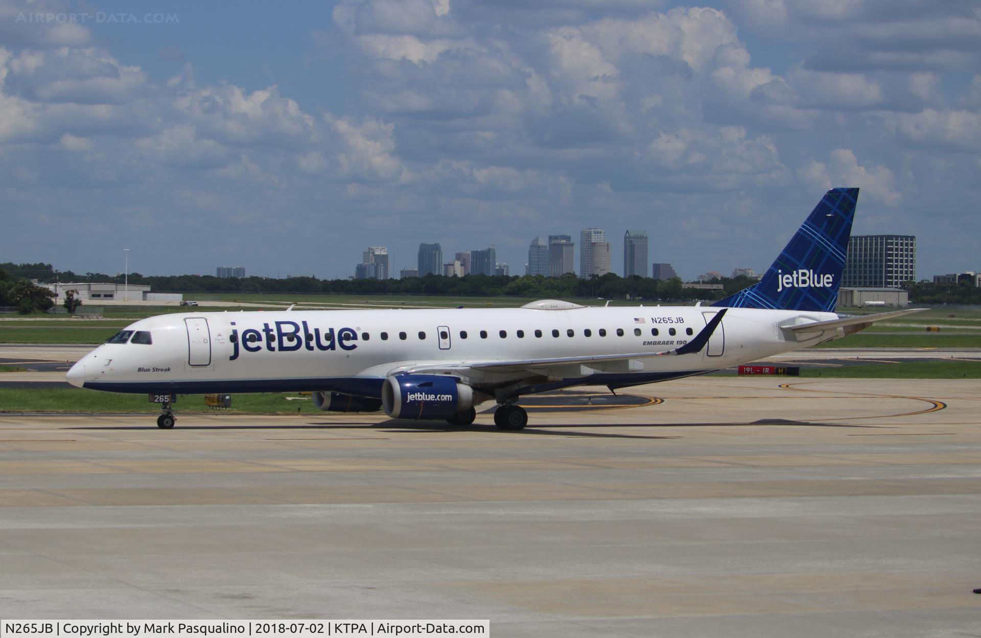 N265JB, 2006 Embraer ERJ-190-100 IGW 190AR C/N 19000049, ERJ 190-100 IGW