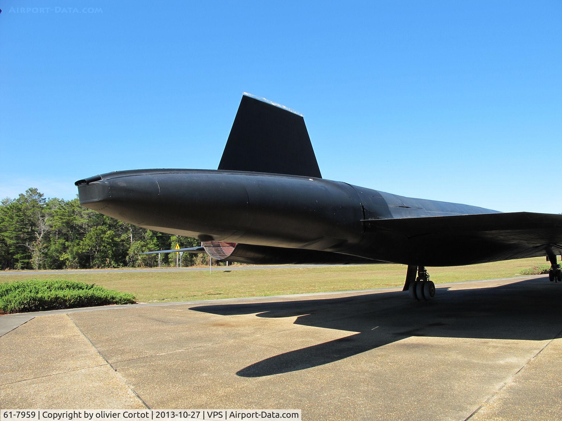 61-7959, 1961 Lockheed SR-71A Blackbird C/N 2010, closer view of the long tail